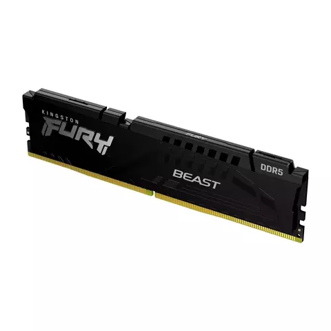 Memoria Ram UDIMM KINGSTON Fury Beast 16GB DDR5 5200MHz CL40 1.25V Single Negro