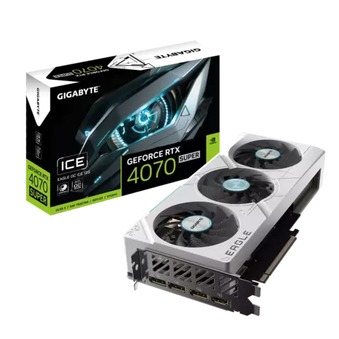 Placa GeForce RTX 4070 SUPER EAGLE OC ICE 12G