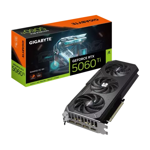 Placa de Video GIGABYTE GeForce RTX 5060 Ti GAMING OC 8G