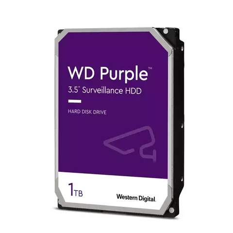 Disco Interno HDD WESTERN DIGITAL Purple 1TB 3.5" SATA 3.0 5400rpm