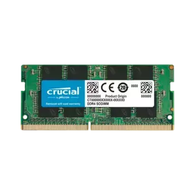 Memoria Ram SODIMM CRUCIAL CT 16GB DDR4 3200MHz CL22 1.20V Single Negro - comprar online