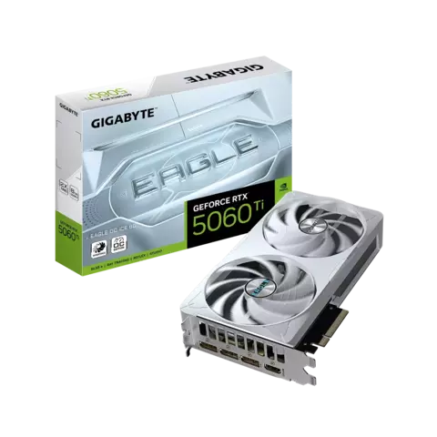 Placa de Video GIGABYTE GeForce RTX 5060 Ti EAGLE OC ICE 8G