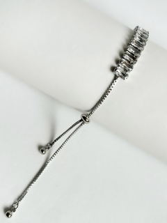 Pulseira riviera prata gravatinha - comprar online