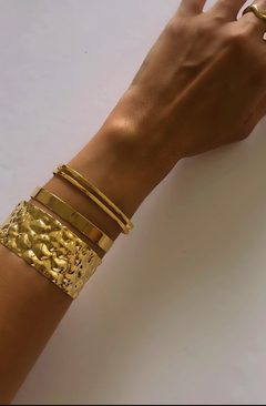 Bracelete liso dourado - comprar online