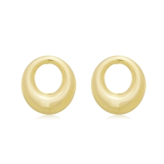 Brinco round dourado