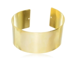 Bracelete liso dourado