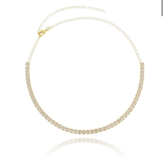 Choker riviera dourada