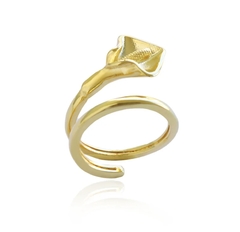 Anel flor Calla