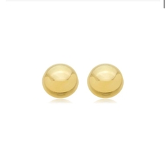 Brinco esfera dourado