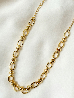 Choker elos dourado