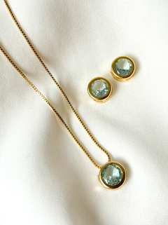 Conjunto água marinha
