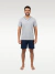 Pijama Masc. Curto Gola V Algodão - loja online