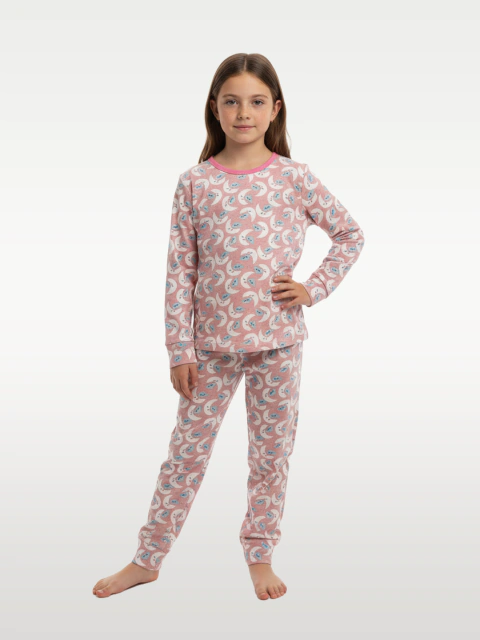 Pijama Infantil Menina Longo Suede - loja online
