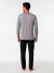 Pijama Masculino Longo Cinza Claro Suede na internet