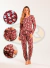 Pijama Feminino Longo Xícara Suede Canelado