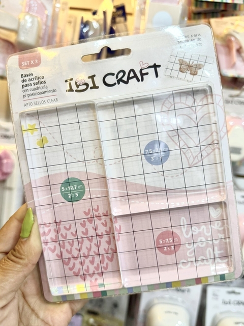 Base de acrílico para sellos Ibi Craft