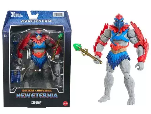 Stratos Mestres do Universo Motu Heman New Eternia Mattel