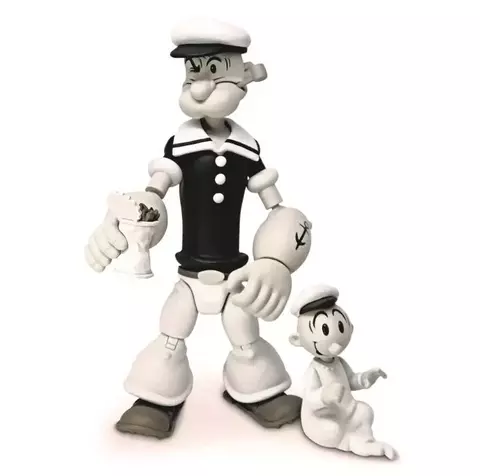 Popeye Classics (Black & White) BBTS Exclusive Boss Fight
