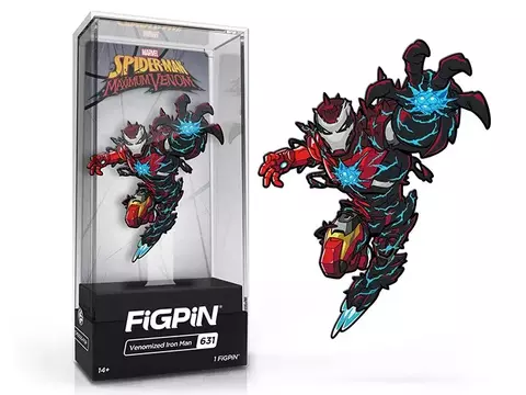 Venomized Iron Man Spiderman: Maximum Venom FigPin BBTS Excl
