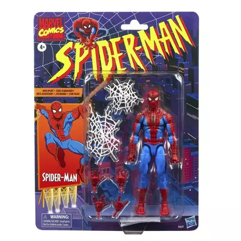 Spider-Man Cel Shaded Walmart Exclusive Marvel Legends Retro