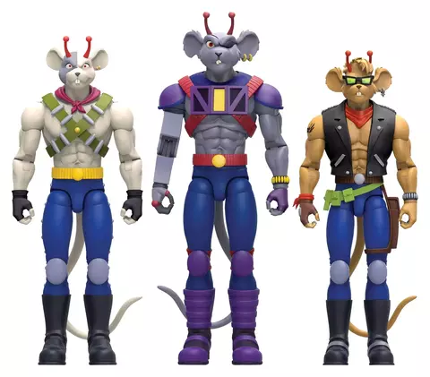 Vinnie, Throttle, Modo - Biker Mice From Mars 1/12 Nacelle