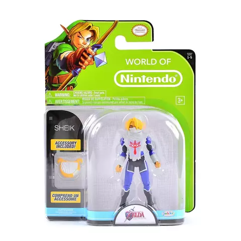 Sheik Zelda Ocarina of Time World of Nintendo Jakks Pacific
