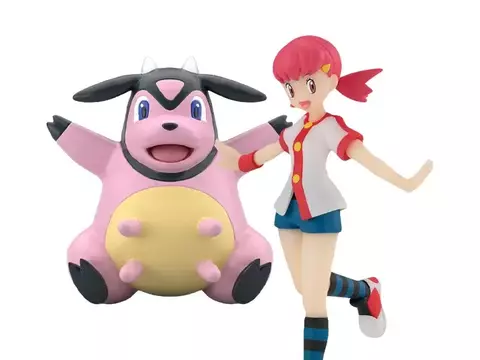 Miltank e Whitney Pokemon Scale World Johto Region