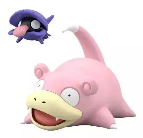 Slowpoke e Shellder Pokemon Scale World Kanto Region Bandai