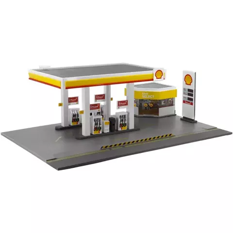 Diorama escala 1:64 Shell Posto de Combustivel Tiny Models