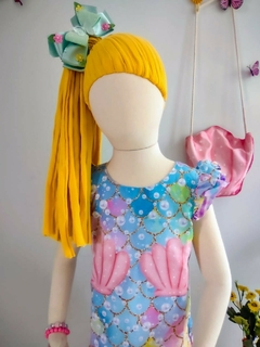 Vestido Sereia+ Bolsinha Concha - comprar online