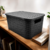 CANASTO PLÁSTICO SIMIL RATTAN NRO 2 CON TAPA 36 X 25 X 16 CM - comprar online