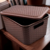CANASTO PLÁSTICO GRANDE SIMIL RATTAN NRO 4 CON TAPA 47 X 37 X 20 CM en internet