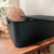 CANASTO PLÁSTICO GRANDE SIMIL RATTAN NRO 4 CON TAPA 47 X 37 X 20 CM - Croquis Bazar