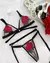 conjunto Floral + cinta liga