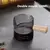 Imagem do Copo de medição vertical Boca simples e Café com leite com alça de madeira,