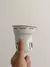 Copo de cerâmica branca nórdica, canecas de café estilo coreano