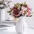 Imagem do Vaso de flores moderno, vaso de plástico branco