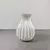 Vaso de flores moderno, vaso de plástico branco