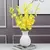 Vaso de flores moderno, vaso de plástico branco na internet