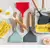 Espátula De Silicone De Boca Larga, Pá Tamagoyaki, Cabo De Madeira Antiaderent - comprar online