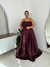Vestido Marsala em Zibeline