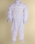 Macacão Smock Flor Branca - Branco Liso