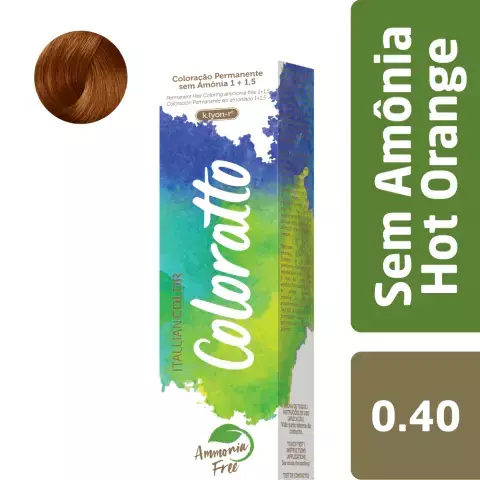 Coloração Sem Amônia Coloratto 60g Hot Orange 0.40 - comprar online