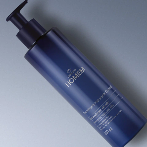 Crema desodorante hidratante corporal Homem