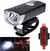 Frente e traseira Bike Light Set com lanterna traseira, USB recarregável, acess - Fitway