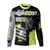 Bikefox-Jersey de ciclismo de manga comprida para homens, camiseta MTB, vestuár - Fitway