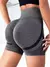 Mulheres yoga shorts de cintura alta shorts de treino fitness yoga elevador bund - loja online