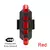 Frente e traseira Bike Light Set com lanterna traseira, USB recarregável, acess - Fitway