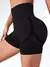 Mulheres yoga shorts de cintura alta shorts de treino fitness yoga elevador bund - Fitway