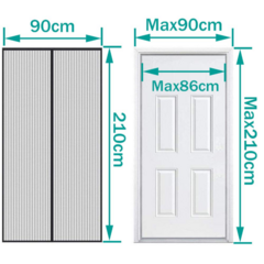 MosquiStop™ Mosquitero Magnético Premium para Puertas | Fácil Instalación, Protección Total y Diseño Moderno